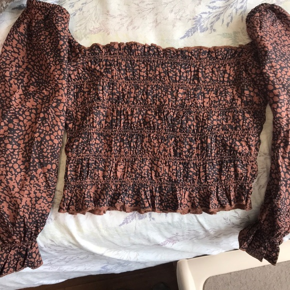 Urban Outfitters cropped stretchy blouse - Picture 3 of 5